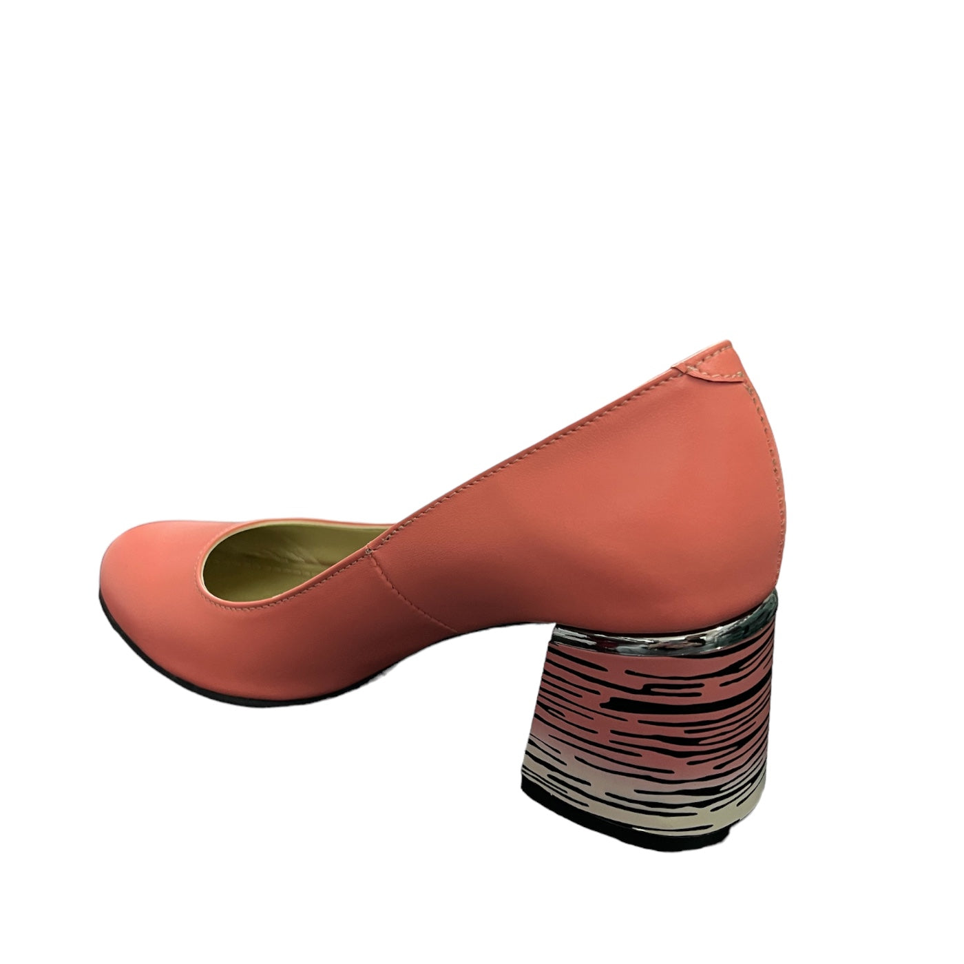 Pantofi eleganti dama din piele naturala 5708, Somon