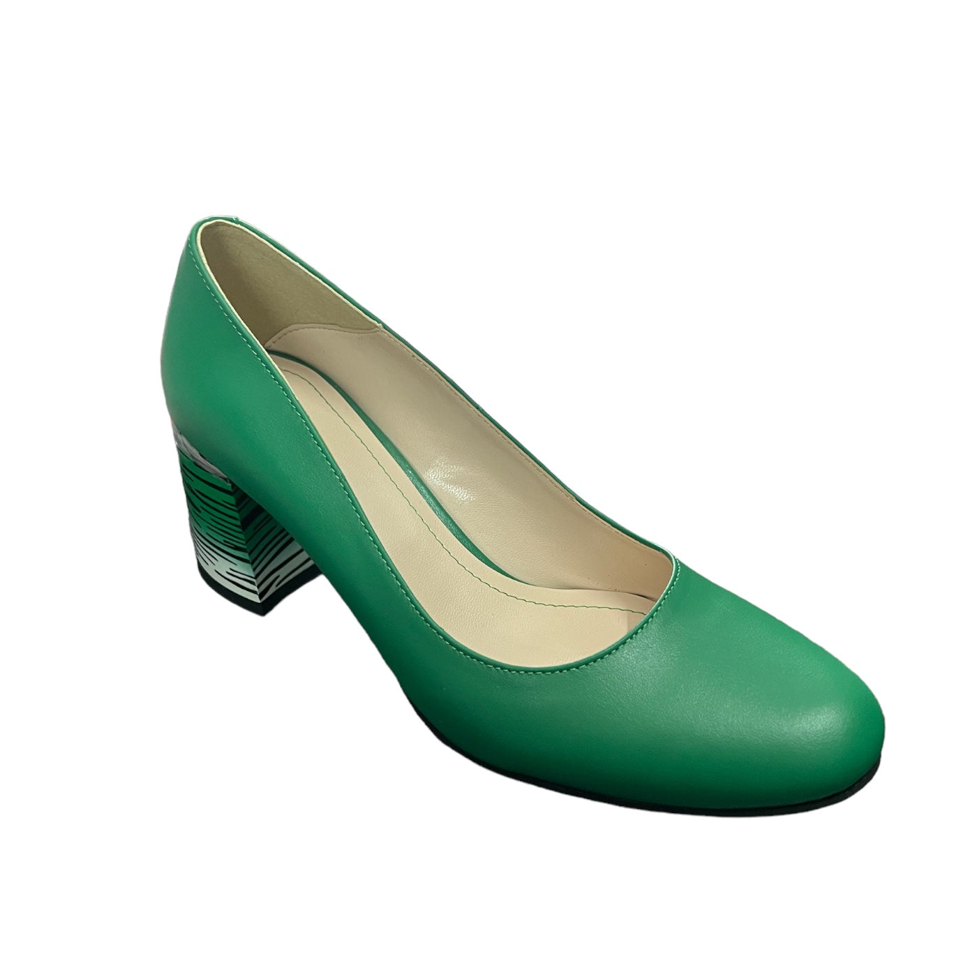 Pantofi eleganti dama din piele naturala 5709, Verde