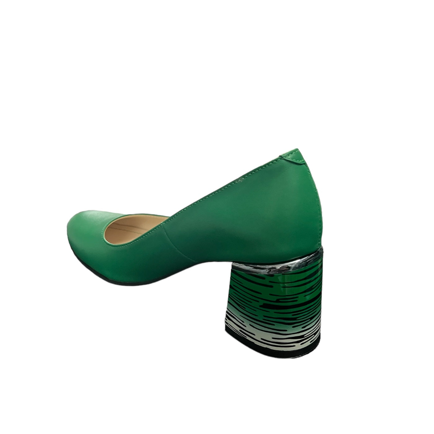 Pantofi eleganti dama din piele naturala 5709, Verde