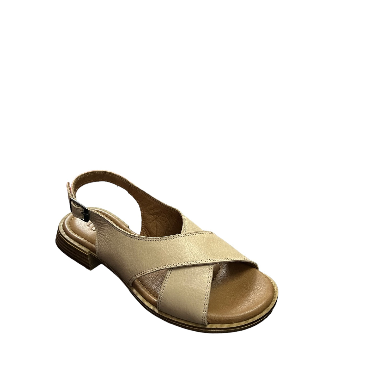Sandale de dama din piele naturala 5811, Bej