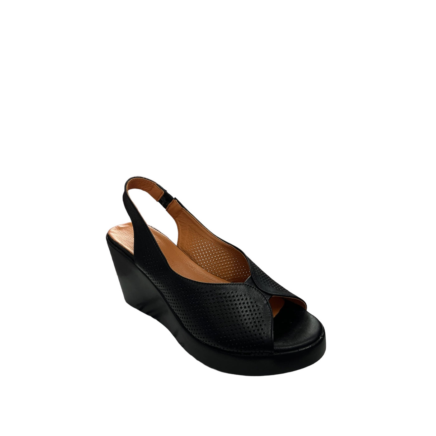 Sandale de dama din piele naturala 5903, Negru