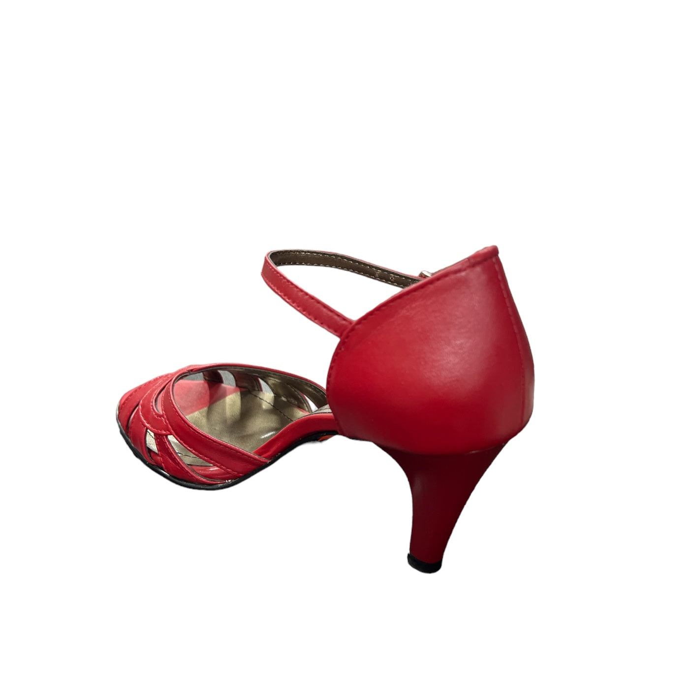 Sandale elegante de dama din piele naturala 6012, Roșu