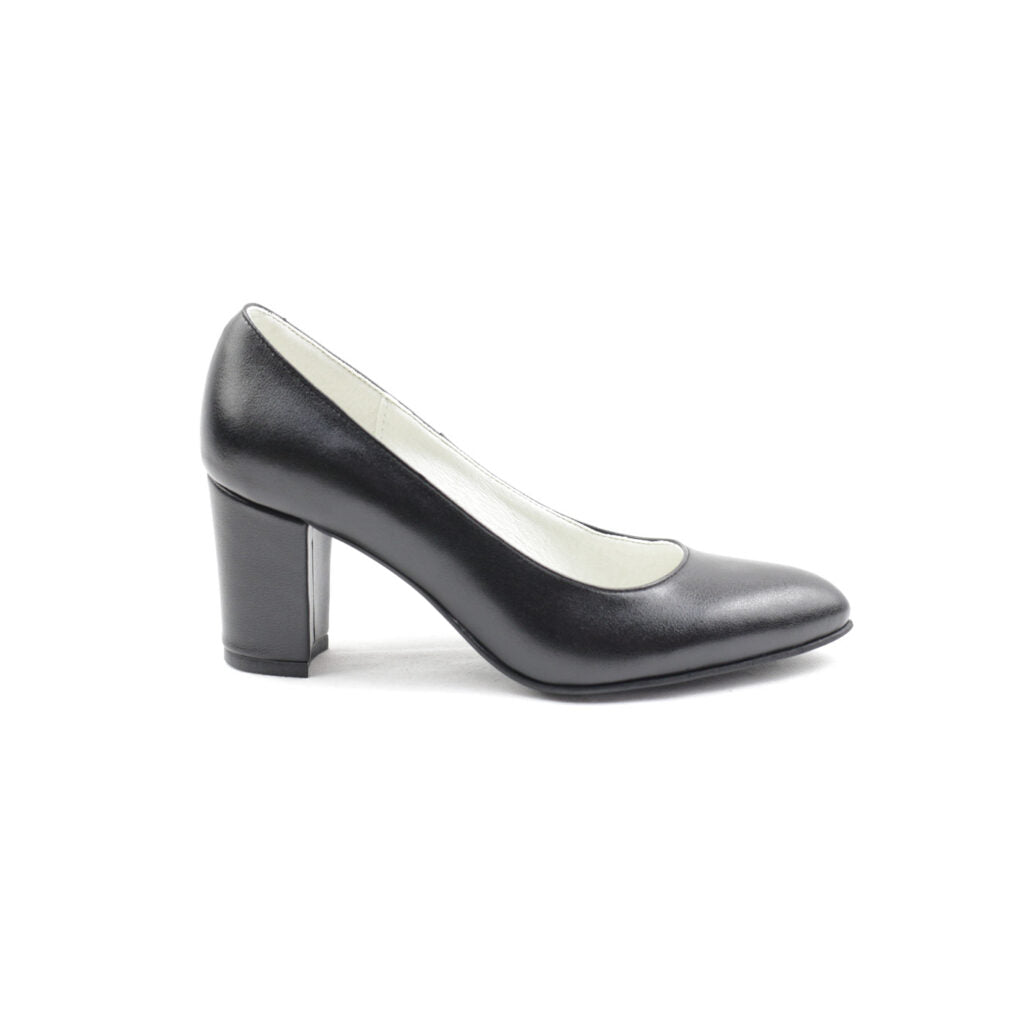 Pantofi eleganti dama din piele naturala 5110, Negru