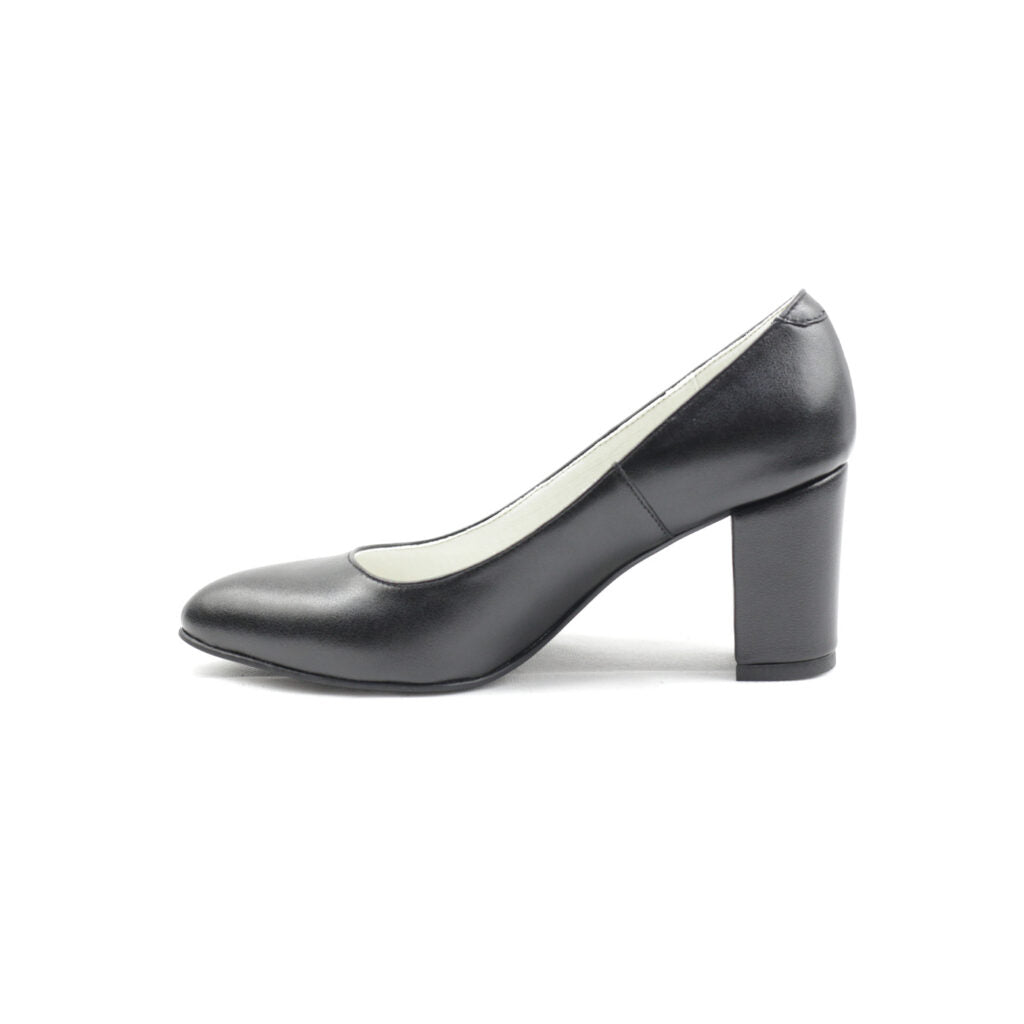 Pantofi eleganti dama din piele naturala 5110, Negru