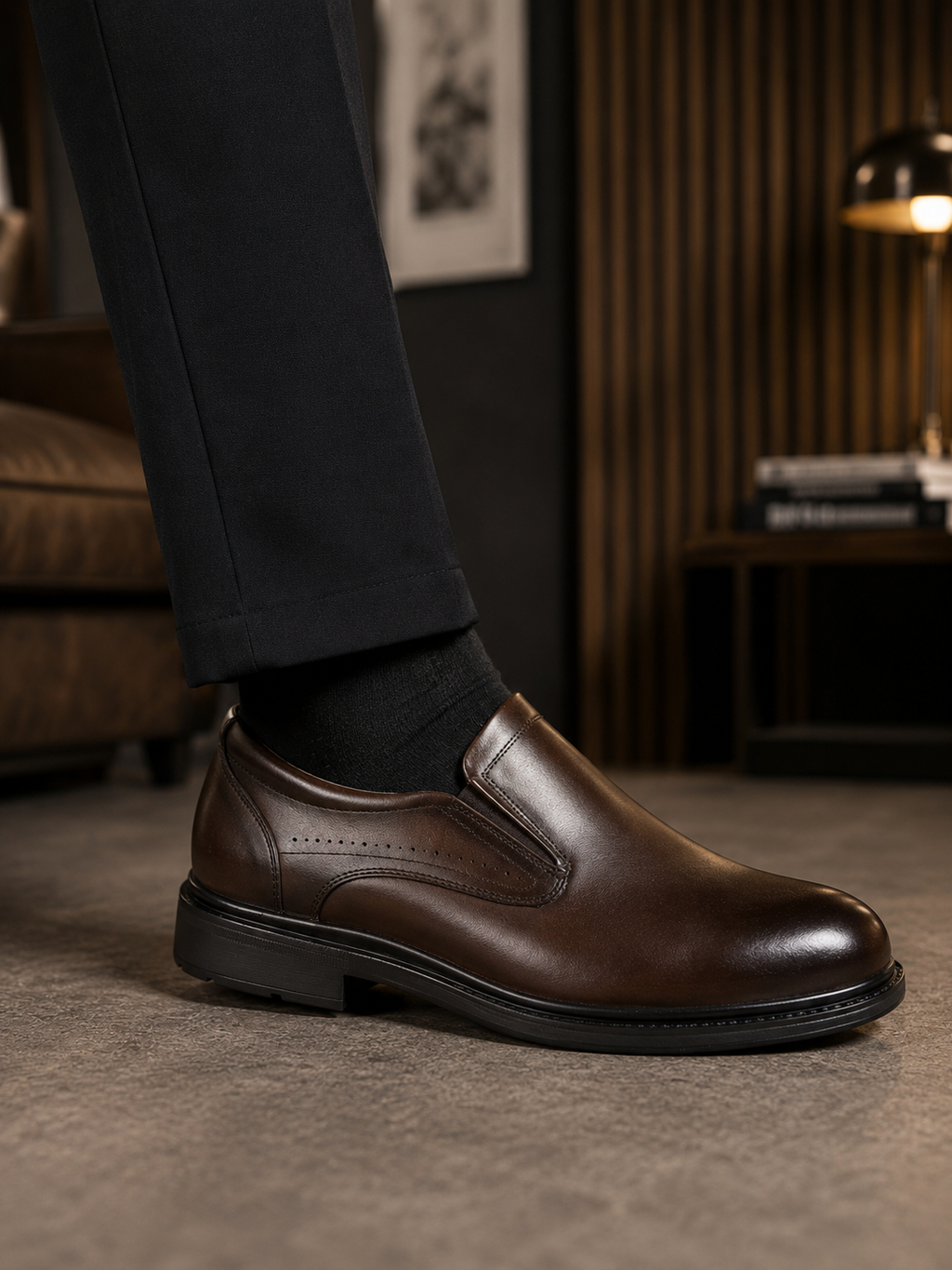 Pantofi casual bărbați maro