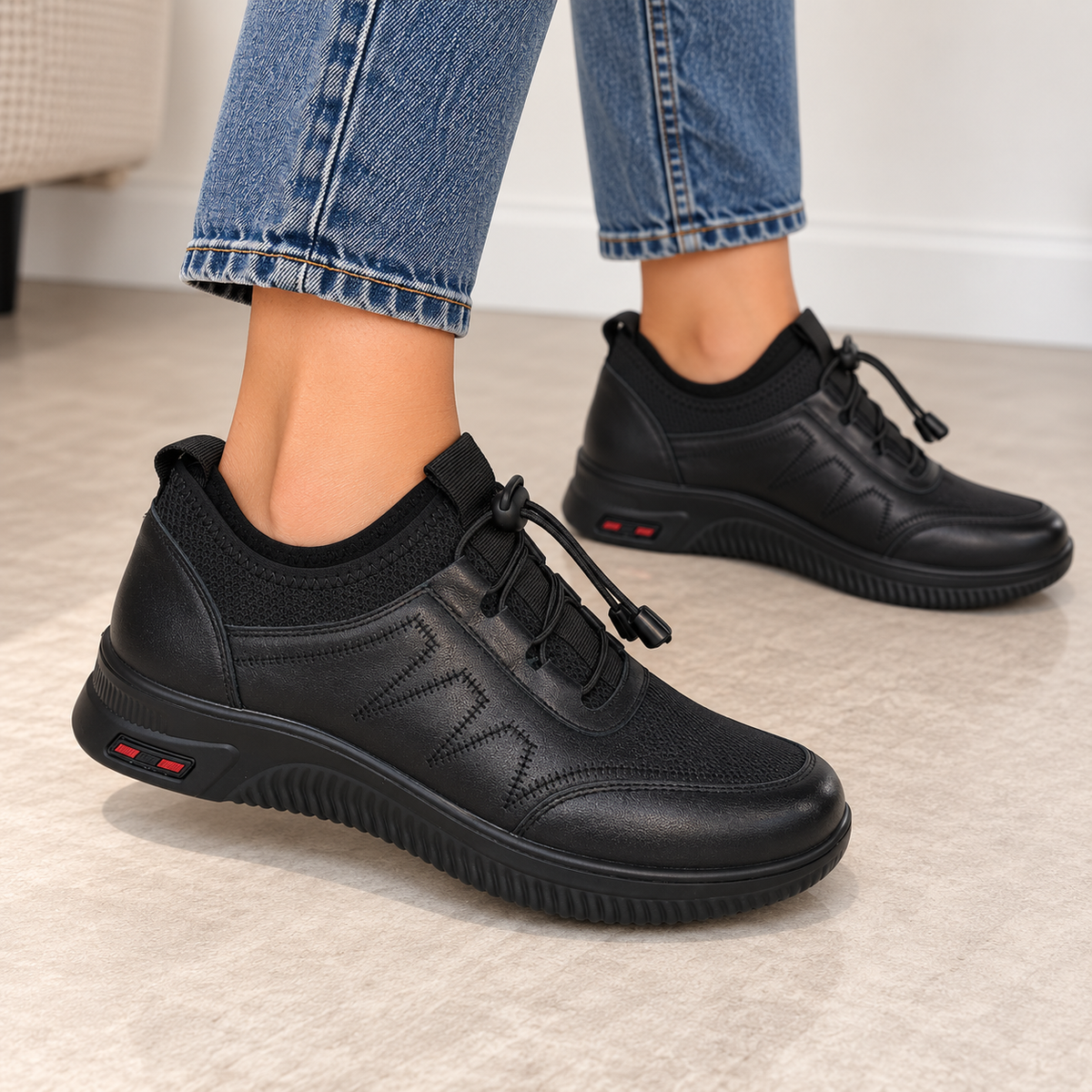 Pantofi sport/casual dama din piele naturala