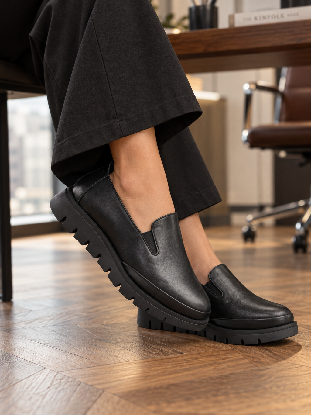 Pantofi casual damă negri, Dogatti