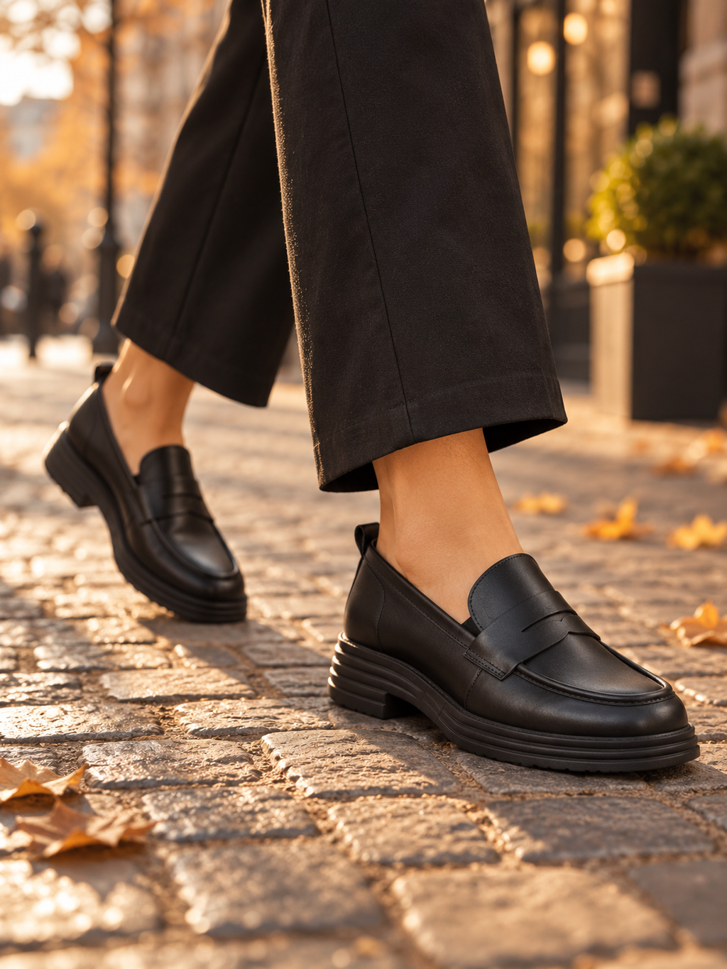 Pantofi casual damă negri, Dogatti