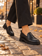 Pantofi casual damă negri, Dogatti