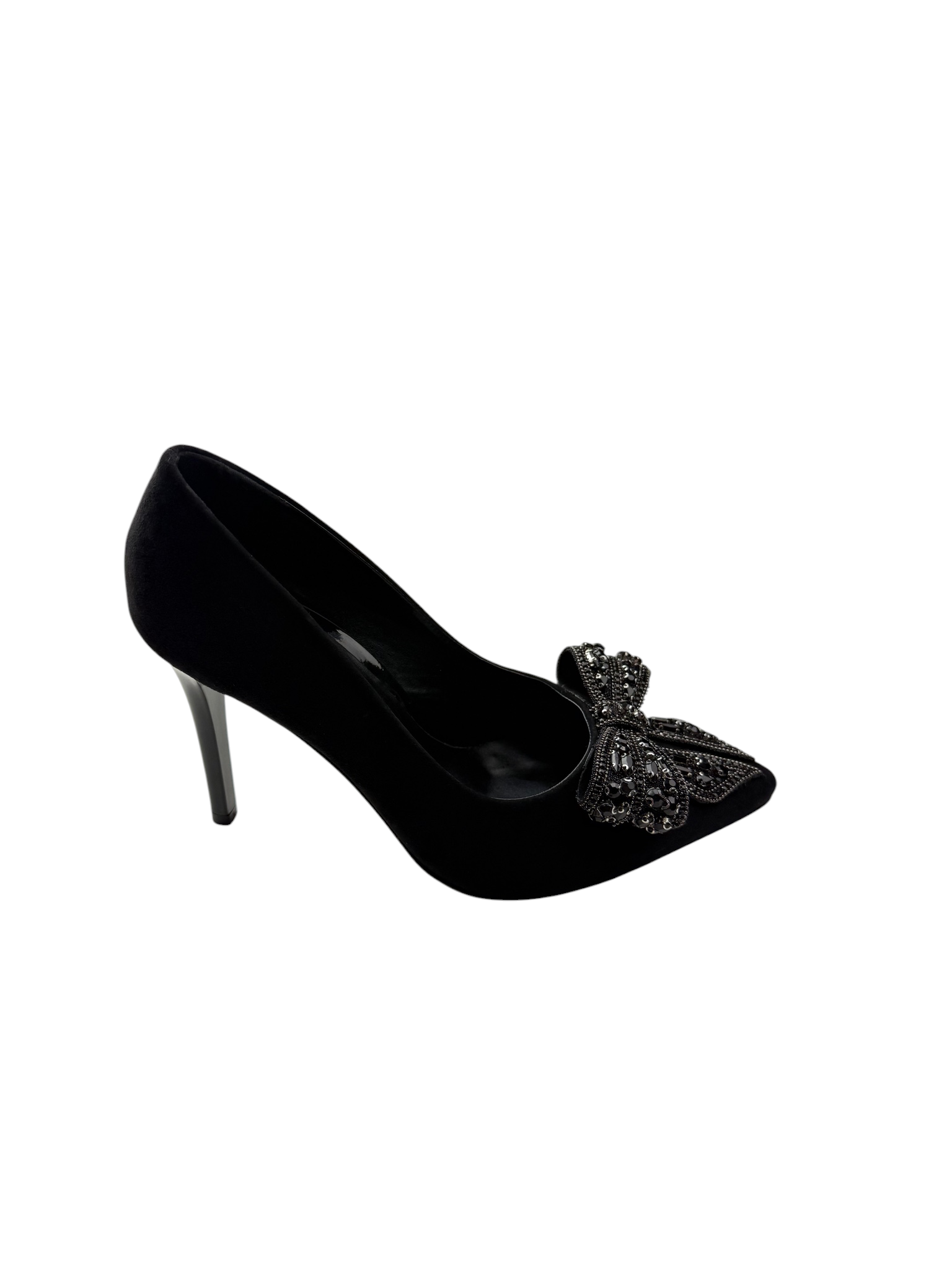 Pantofi eleganți damă negri din piele naturala