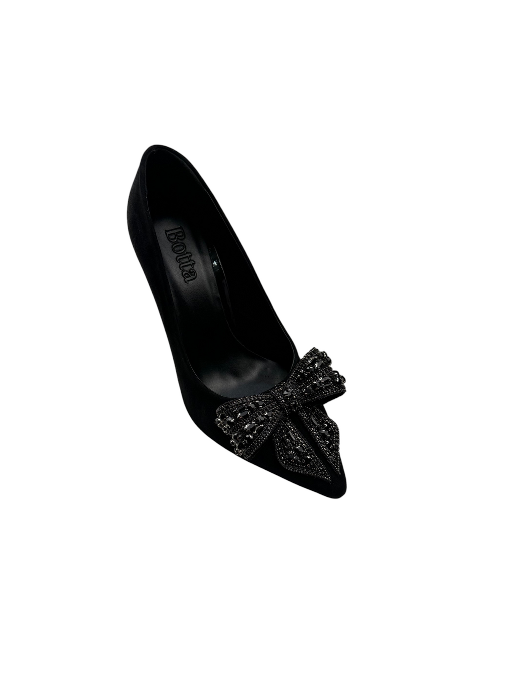 Pantofi eleganți damă negri din piele naturala