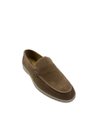 Pantofi casual bărbați bej din piele intoarsa