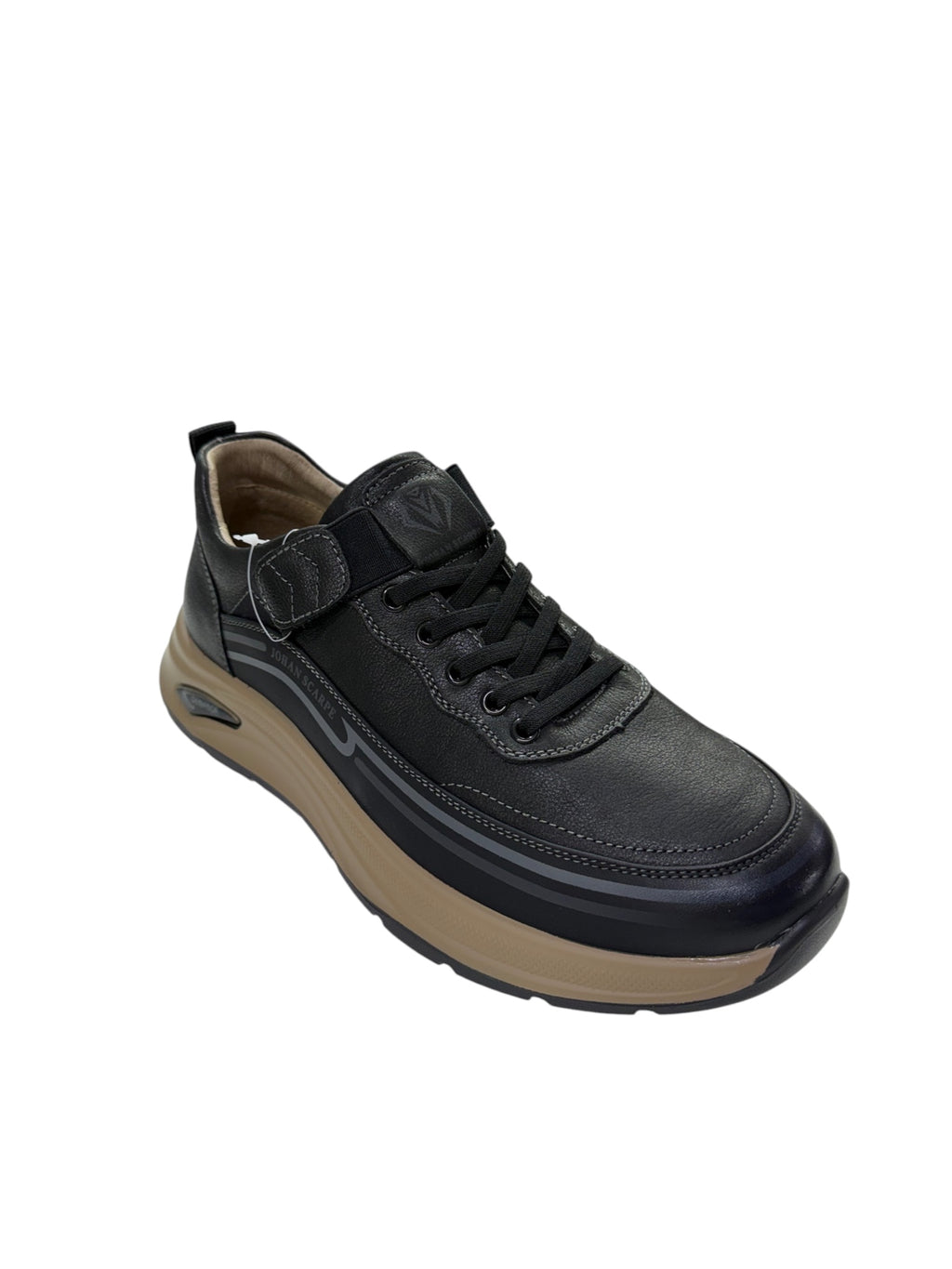Pantofi sport bărbați din piele naturala negri