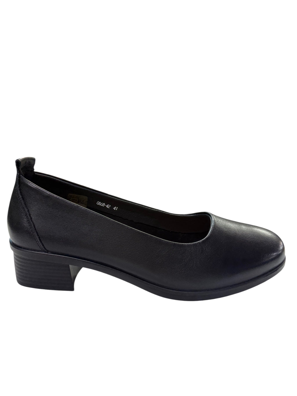 Pantofi casual damă negri din piele naturală