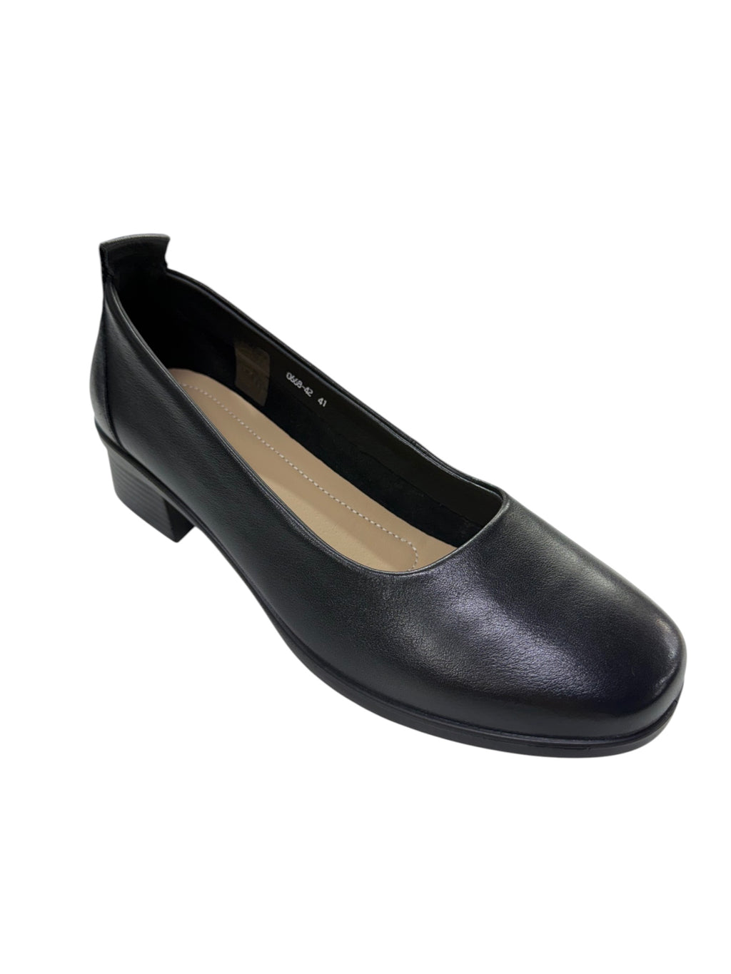 Pantofi casual damă negri din piele naturală