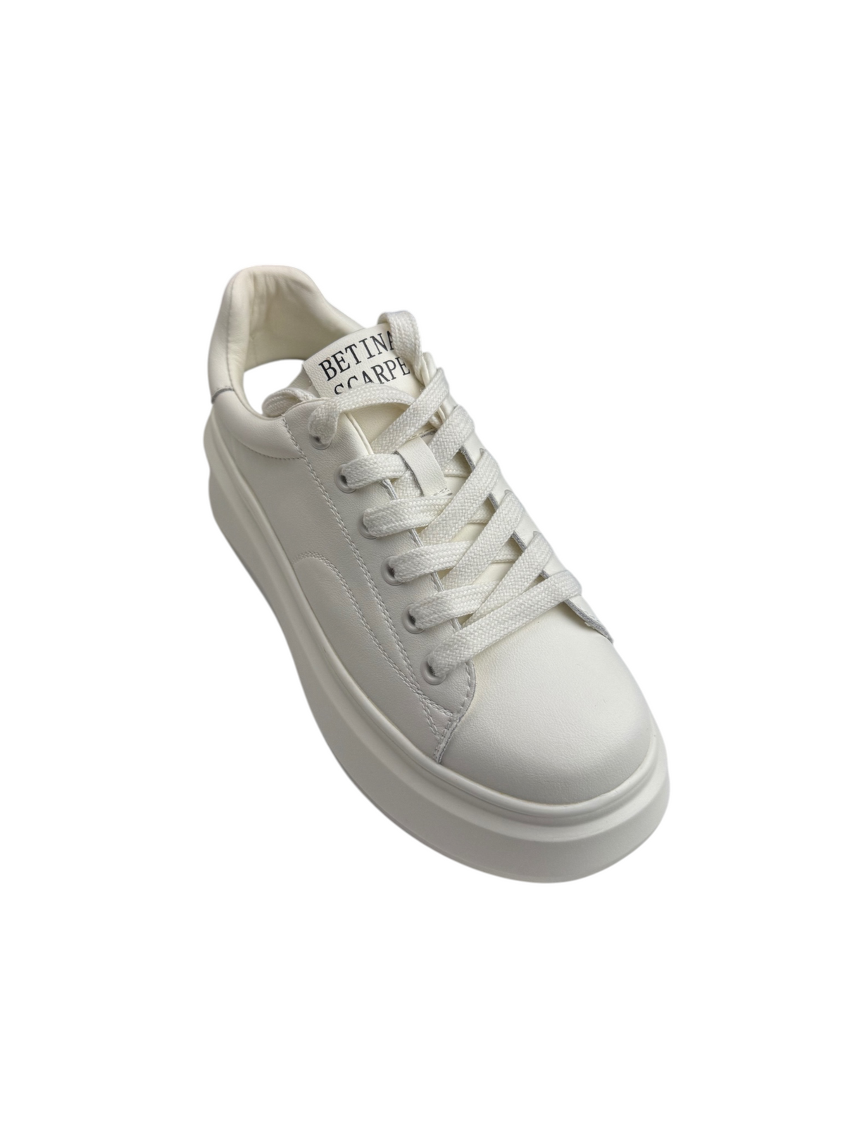 Pantofi sport damă albi din piele naturala