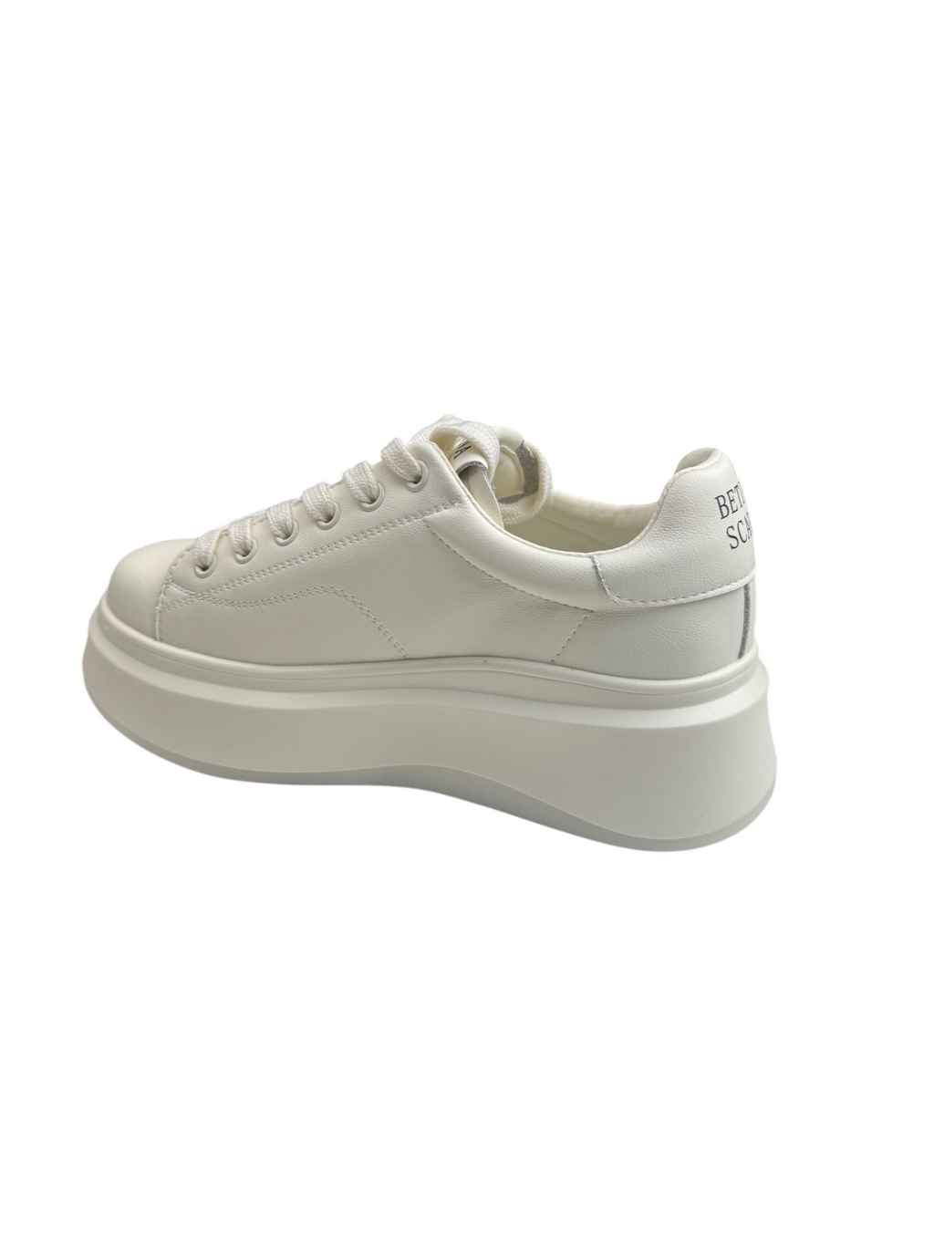 Pantofi sport damă albi din piele naturala