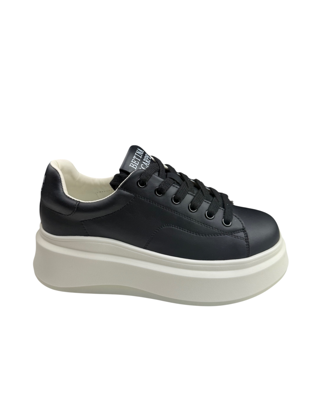Pantofi sport damă negri din piele naturala