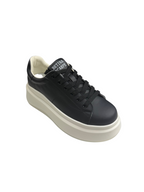 Pantofi sport damă negri din piele naturala