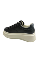 Pantofi sport damă negri din piele naturala