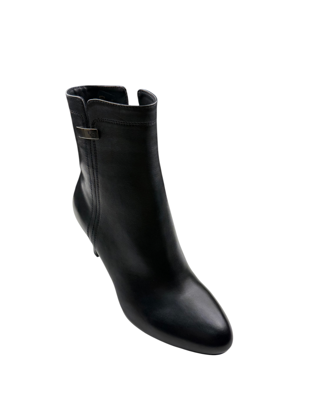 Ghete damă din piele naturală cu toc, 4245