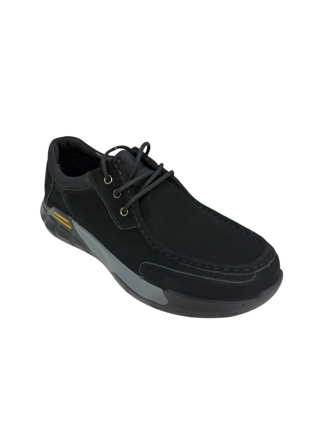 Pantofi Casual Bărbați Negri cu Șireturi și Talpă Sport