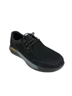 Pantofi Casual Bărbați Negri cu Șireturi și Talpă Sport