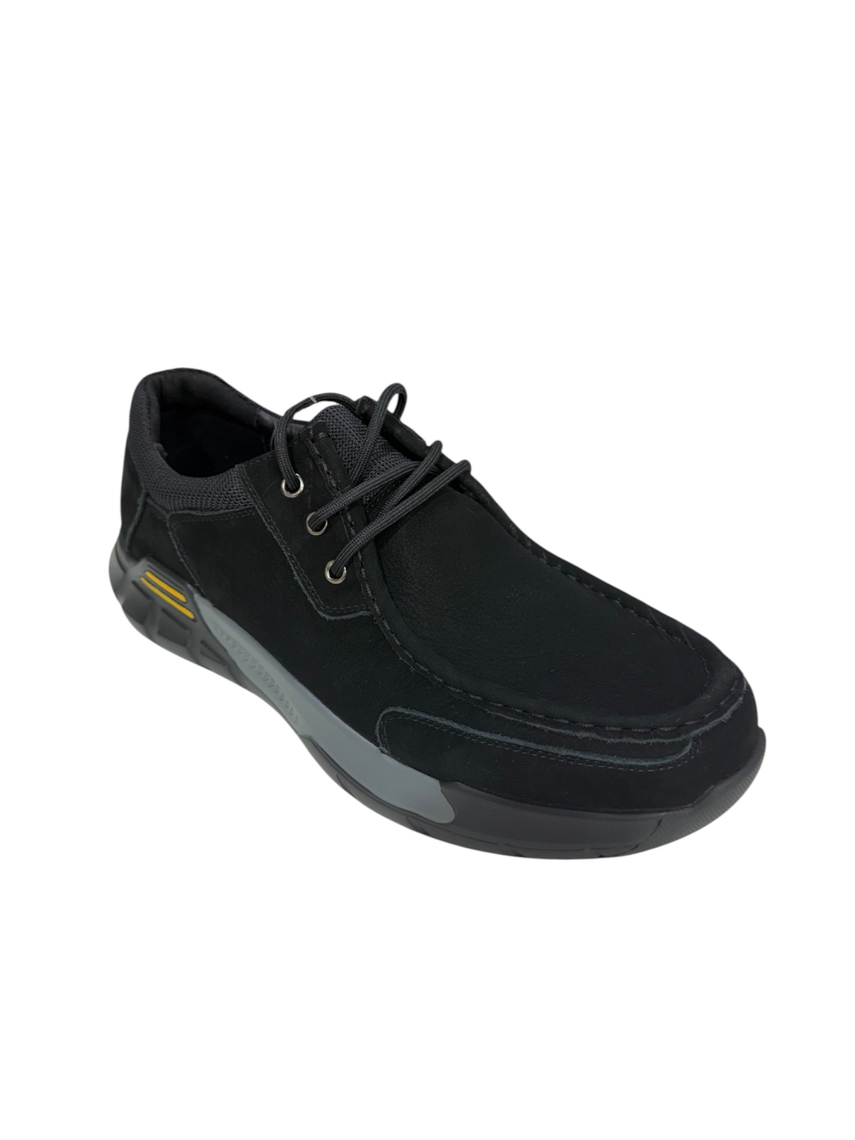 Pantofi Casual Bărbați Negri cu Șireturi și Talpă Sport
