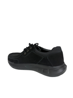 Pantofi Casual Bărbați Negri cu Șireturi și Talpă Sport
