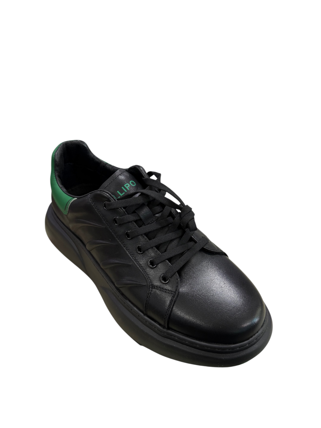 Pantofi sport bărbați din piele naturala negri