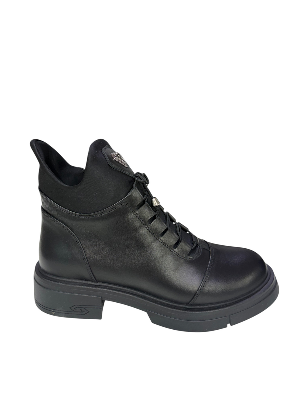 Ghete damă din piele naturală, negre 127