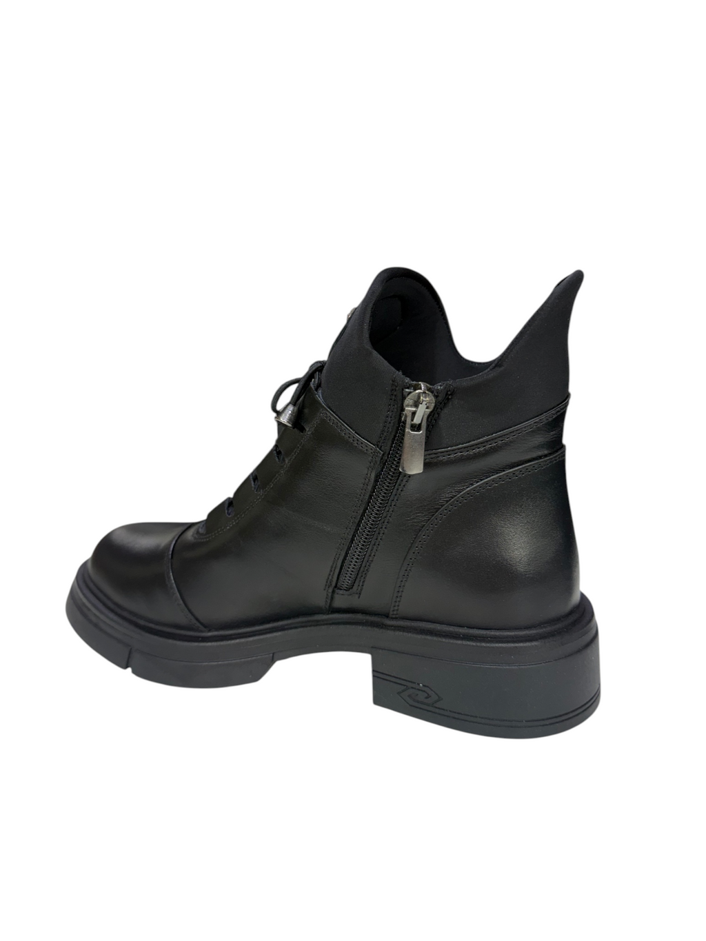 Ghete damă din piele naturală, negre 127