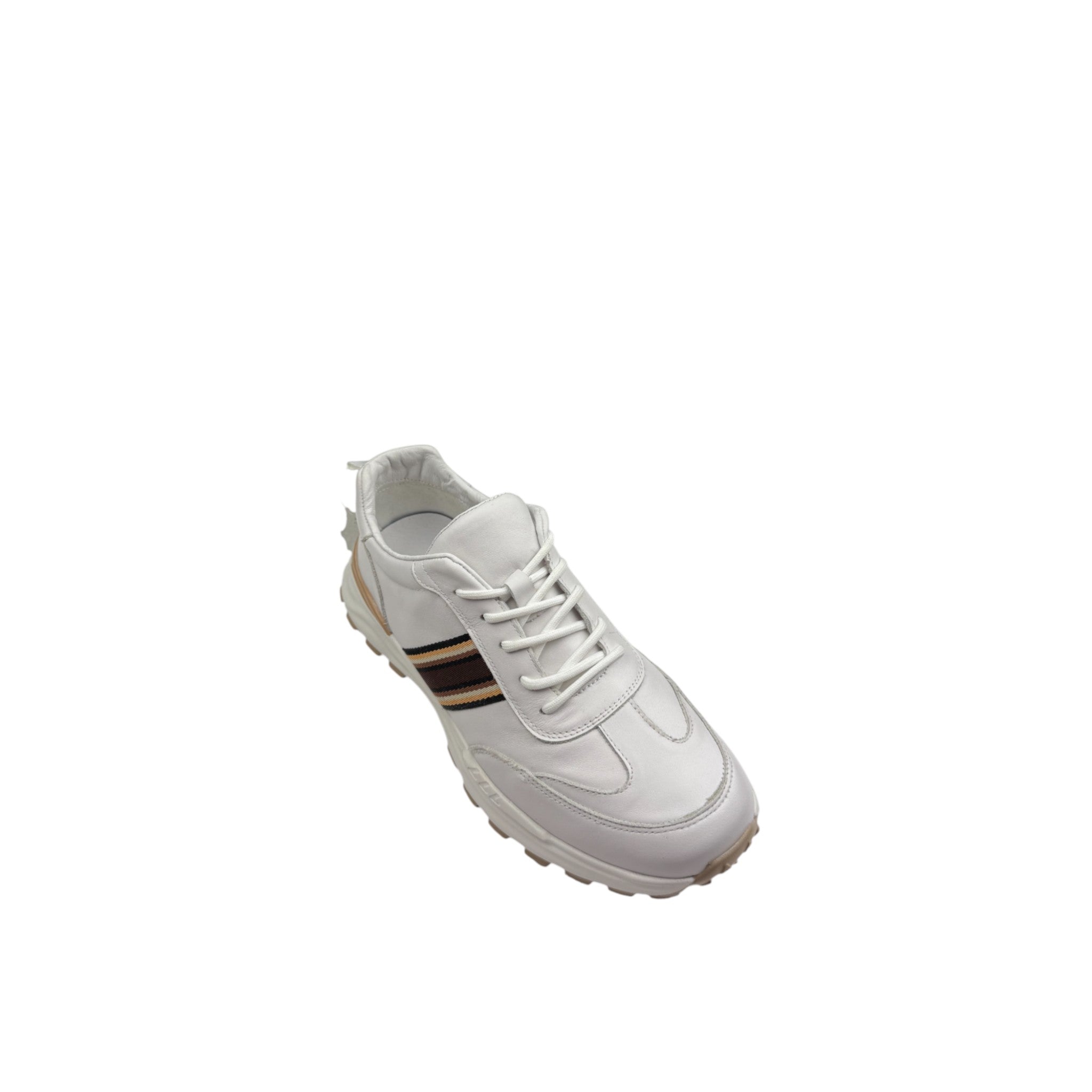 Adidași Albi cu Dungi Laterale – Casual & Versatili