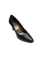 Pantofi eleganți damă negri cu toc - model clasic