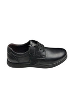 Pantofi casual bărbați negri din piele naturală confortabili