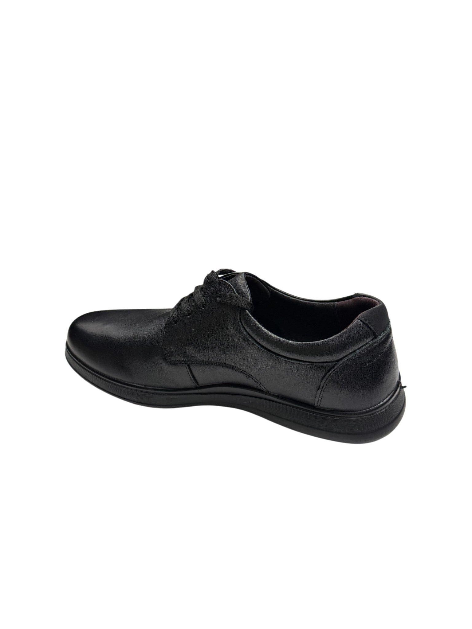 Pantofi casual bărbați negri din piele naturală confortabili