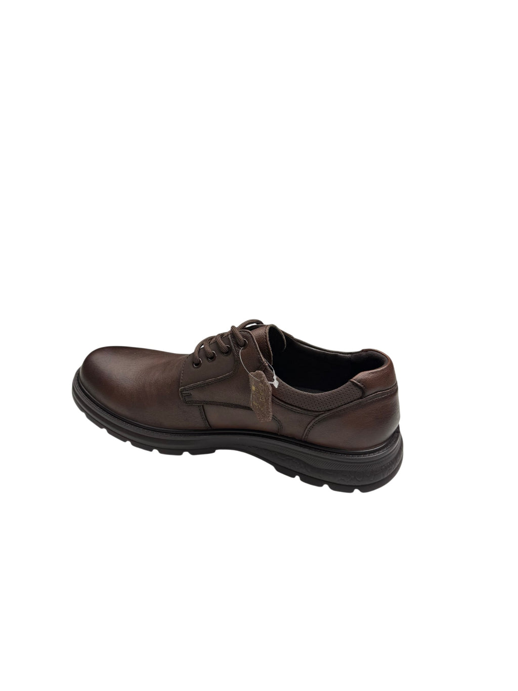 Pantofi casual bărbați maro din piele naturală cu talpă groasă