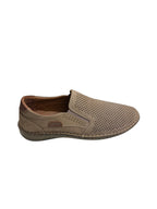 Pantofi casual bărbați suede din piele naturală cu perforații