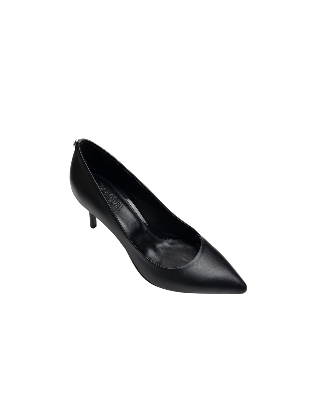 Pantofi eleganți damă negri cu vârf ascuțit și toc subțire