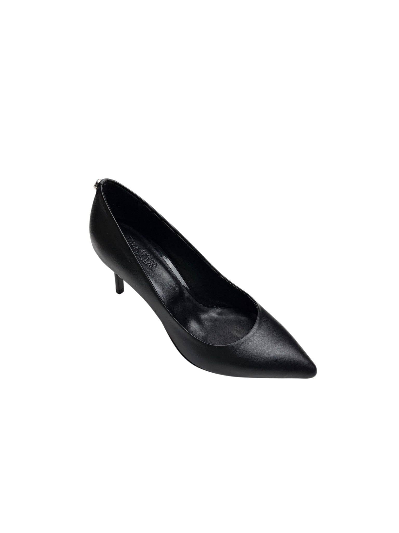 Pantofi eleganți damă negri cu vârf ascuțit și toc subțire