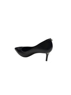 Pantofi eleganți damă negri cu vârf ascuțit și toc subțire