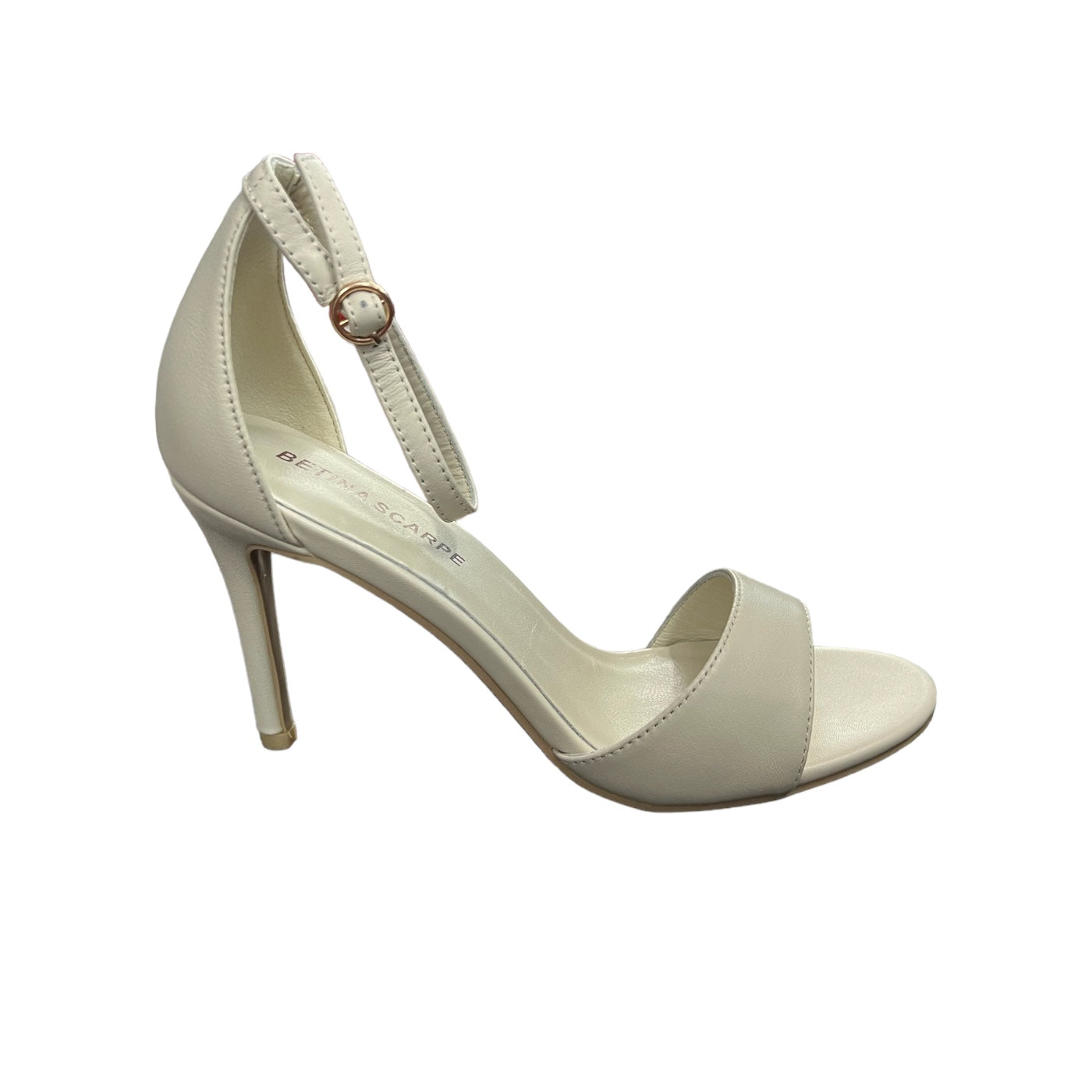 Sandale elegante de dama din piele naturala 5731, Crem