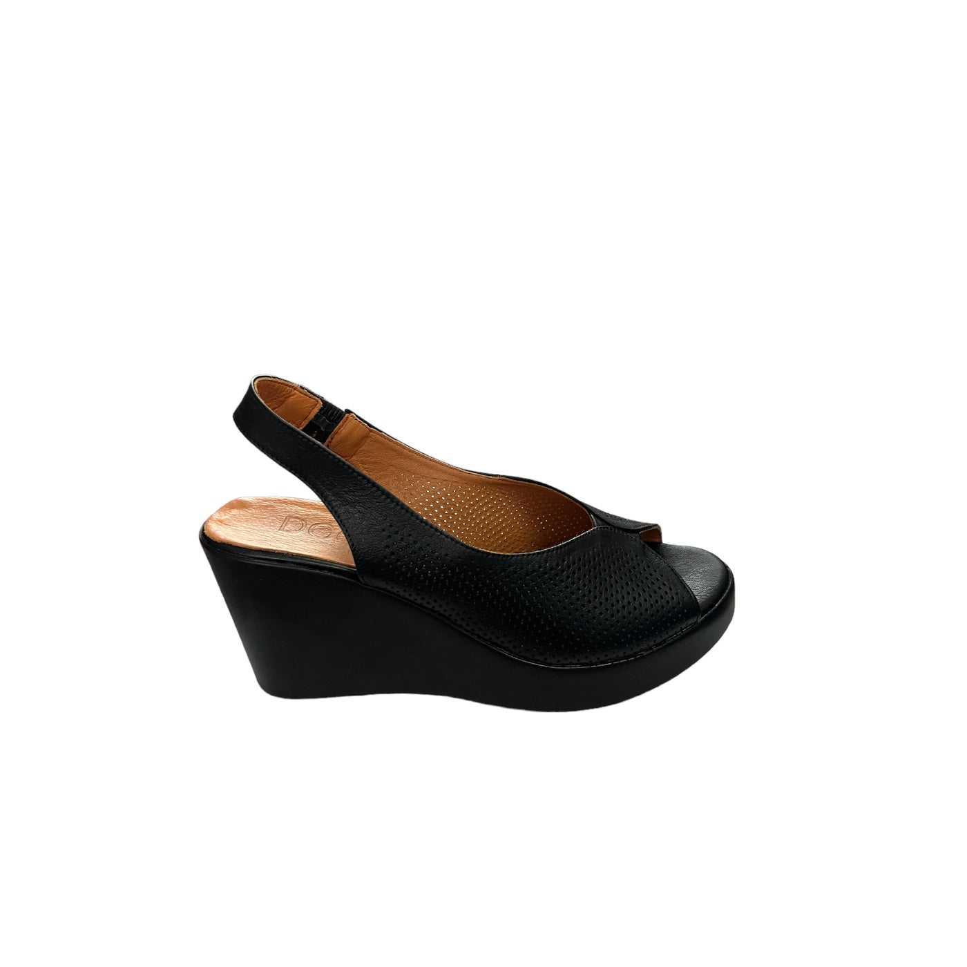 Sandale de dama din piele naturala 5903, Negru