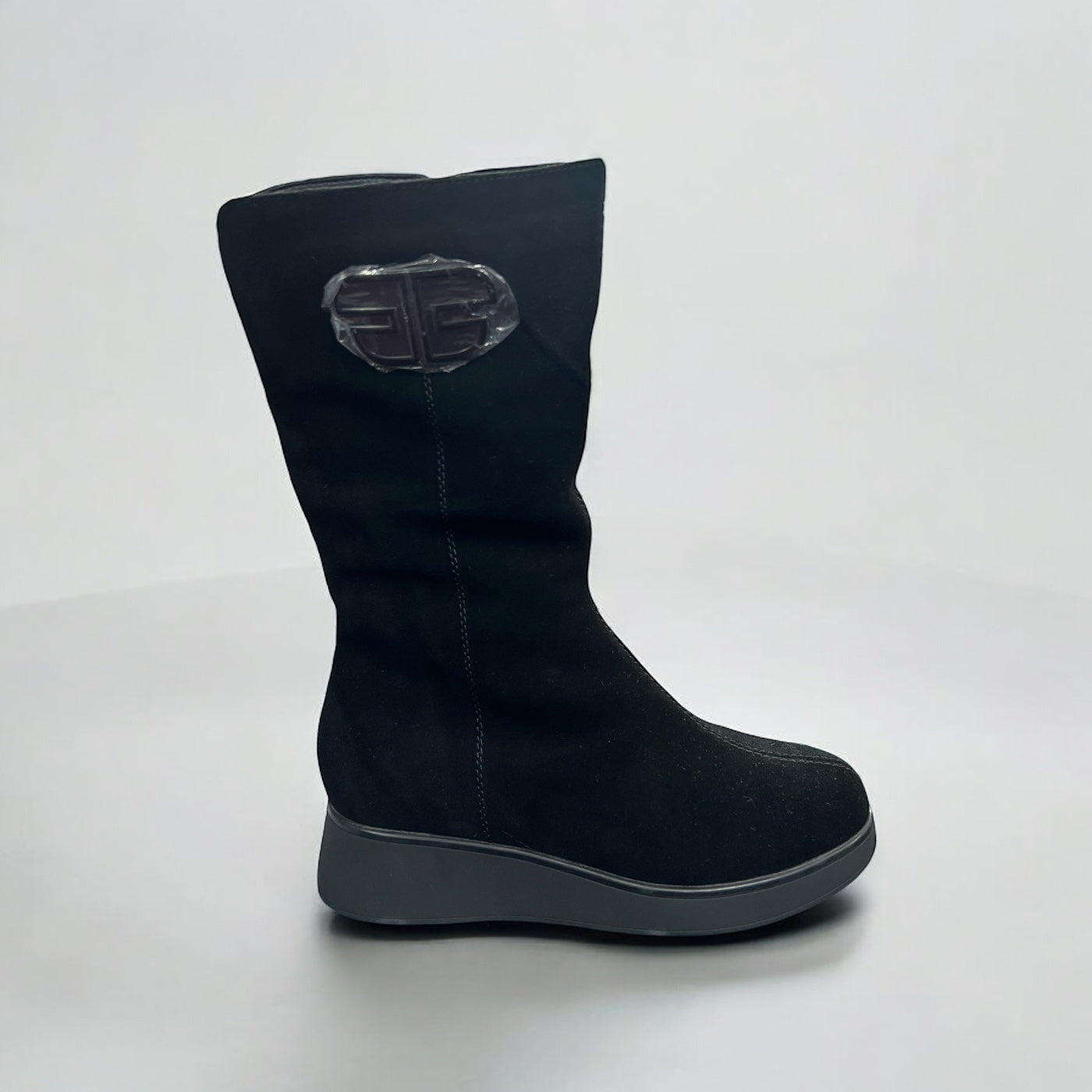Ghete dama din piele naturala 1005, Negru