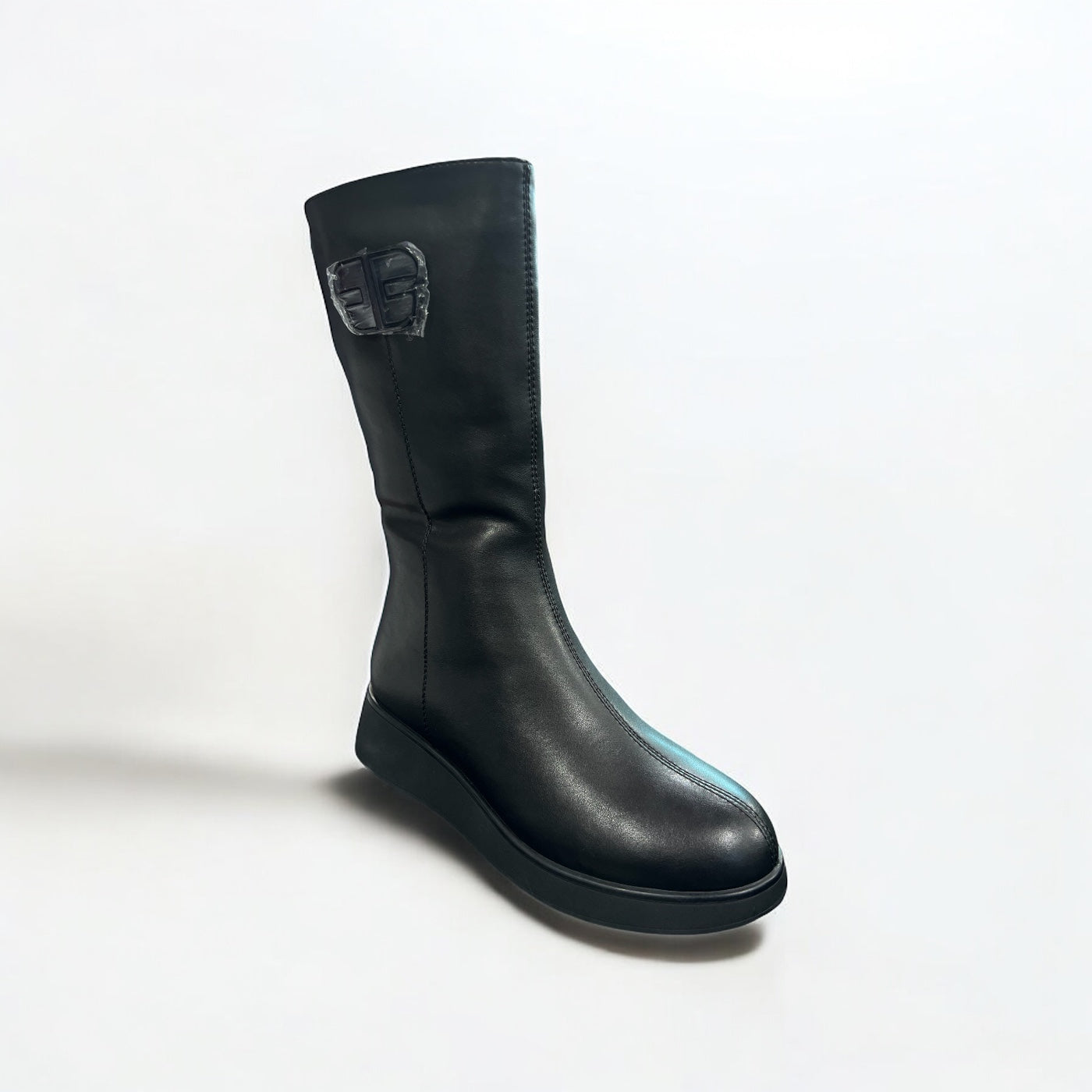Ghete dama din piele naturala 1004, Negru
