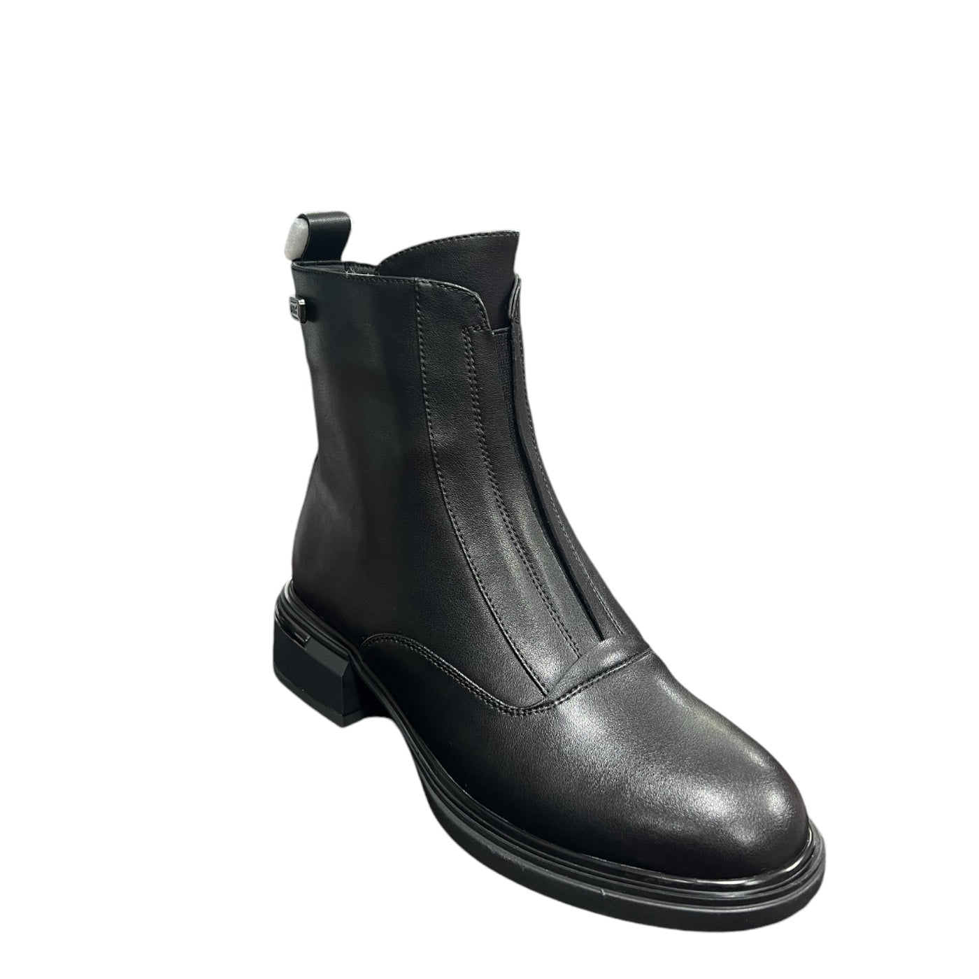 Ghete dama din piele naturala 1012, Negru