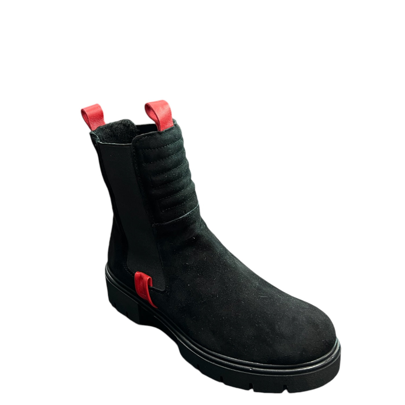 Ghete dama din piele naturala 1021, Negru