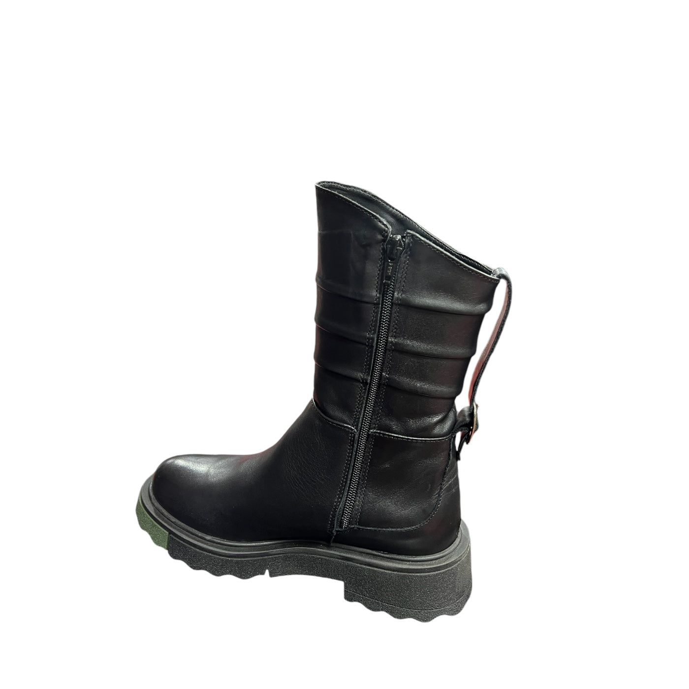 Ghete dama din piele naturala 1022, Negru