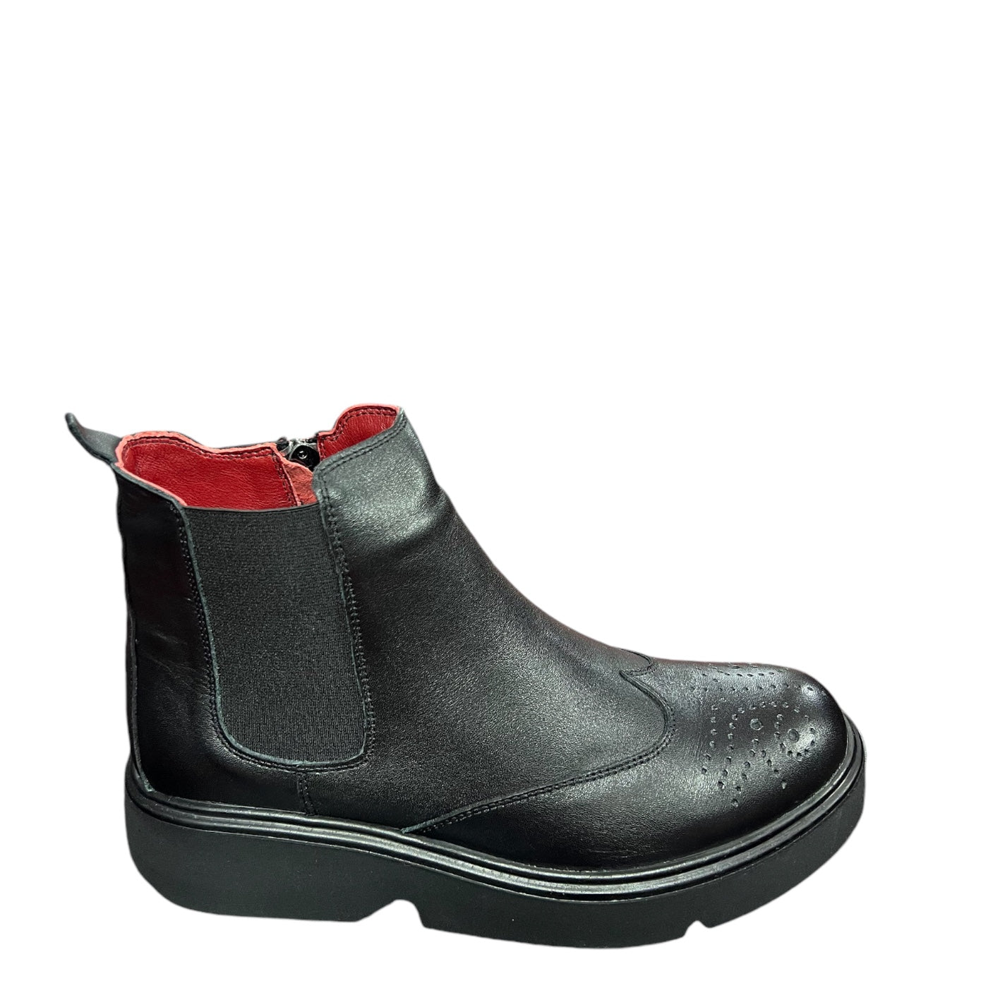 Ghete dama din piele naturala 1024, Negru