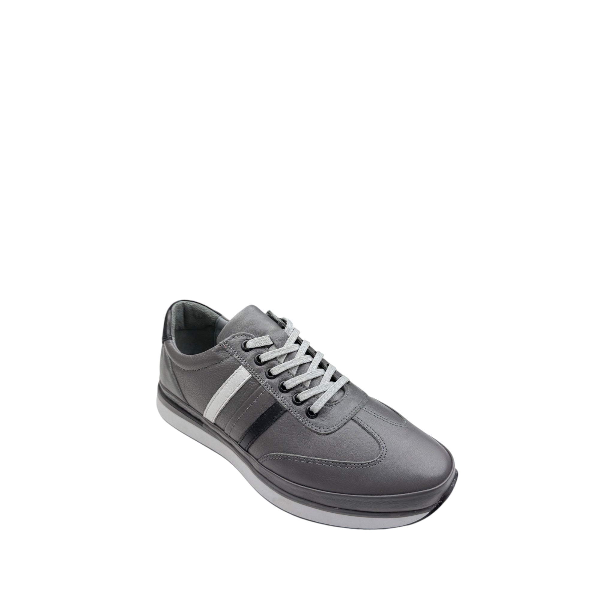 Adidași Bărbați Gri din Piele Naturală – Design Urban